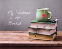 My Weekend Is All Booked - Green Framed Print