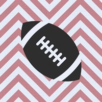Eat Sleep Play Football - Pink Part I Framed Print