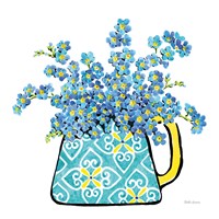 Floral Teacups IV Framed Print