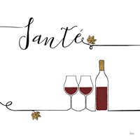 Underlined Wine VI Framed Print