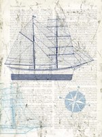 Classic Sailing I Framed Print