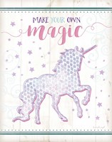 Magic Unicorn Framed Print