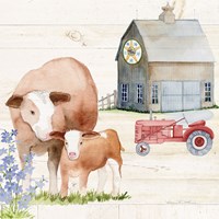Life on the Farm I Framed Print