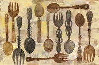 Spoons and Forks Framed Print