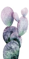 Purple Cactus I Framed Print