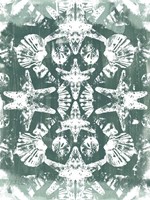Sea Green Kaleidoscope I Framed Print