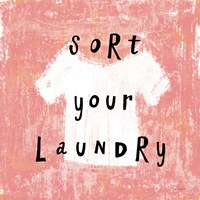 Laundry Rules III Framed Print