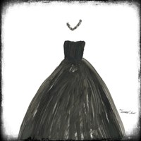 Black Dress III Framed Print