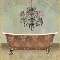 Boudoir Bath I Framed Print