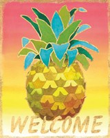 Island Time Pineapples V Framed Print