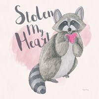 My Furry Valentine I Sq Framed Print