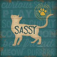 Sassy Cat Framed Print