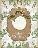 Coastal Christmas Season Framed Print