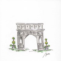 Arch de Triumph Framed Print