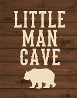 Little Man Cave Framed Print