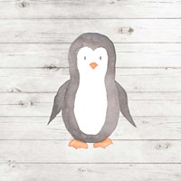 Watercolor Penguin Framed Print