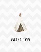Brave Soul Framed Print