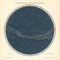Celestial Sphere North Framed Print