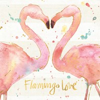 Flamingo Fever II Framed Print