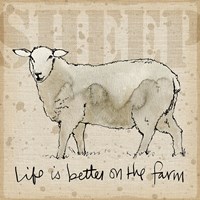 Farm Life IV Framed Print
