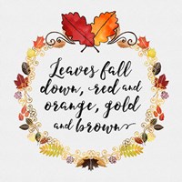 Pumpkin Spice Sentiment I Framed Print