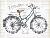 Bicycles I v2 Framed Print