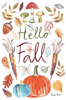 Hello Fall I Framed Print