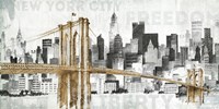 New York Skyline I Framed Print
