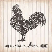Rise N Shine Rooster Framed Print