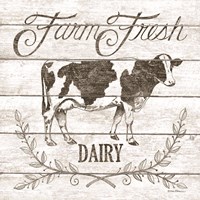 Farm Fresh Dairy Framed Print