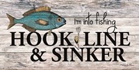 Hook, Line & Sinker Framed Print