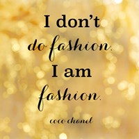 Fashion Quotes III Framed Print