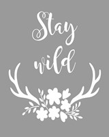Stay Wild Framed Print
