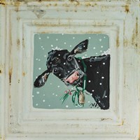 Cow with Bells Framed Print