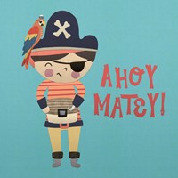 Ahoy Matey I Framed Print