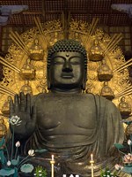 Great Buddha Statue in TodaiJi Temple, Japan Fine Art Print
