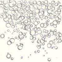 Bubbles I Framed Print
