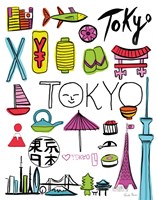 Travel Tokyo Framed Print