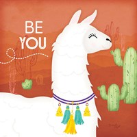 Be You Llama Framed Print