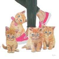 Cutie Kitties I Framed Print