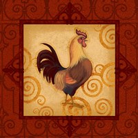 Decorative Rooster I Framed Print