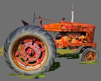 Vintage Tractor XI Framed Print