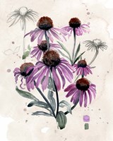 Purple Wildflowers I Framed Print