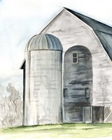 Weathered Barn I Framed Print