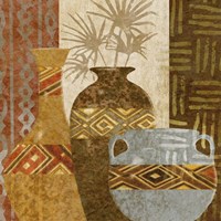 Ethnic Vase V Framed Print