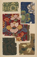Japanese Textile Design IV Framed Print