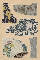 Japanese Textile Design VII Framed Print