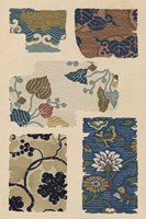 Japanese Textile Design VIII Framed Print