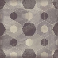 Hexagon Tile IV Framed Print