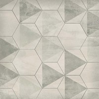 Hexagon Tile IX Framed Print